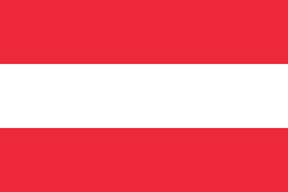 Bandera del país Austria en resolución 1001x667, Estados del mundo, los símbolos del estado