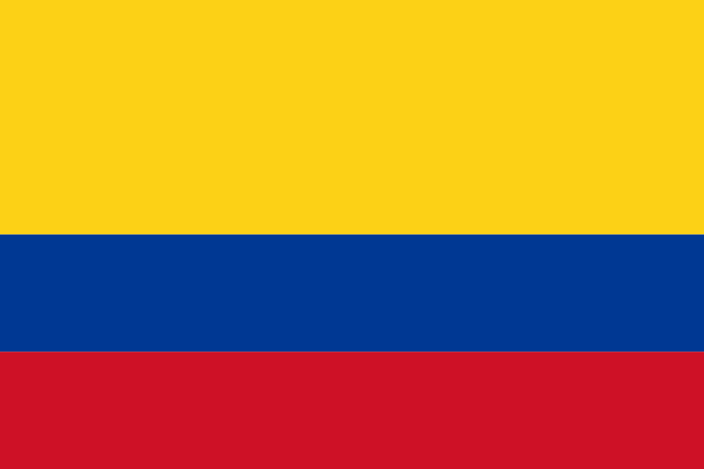 Bandera del país Colombia en resolución 1001x667, Estados del mundo, los símbolos del estado