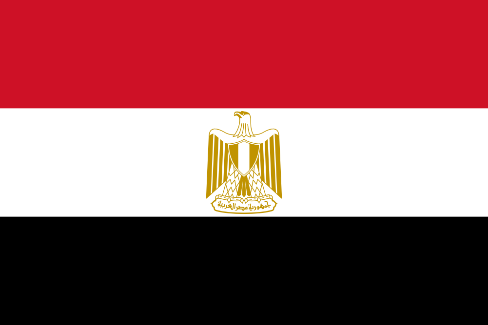 Bandera del país Egipto en resolución 1001x667, Estados del mundo, los símbolos del estado