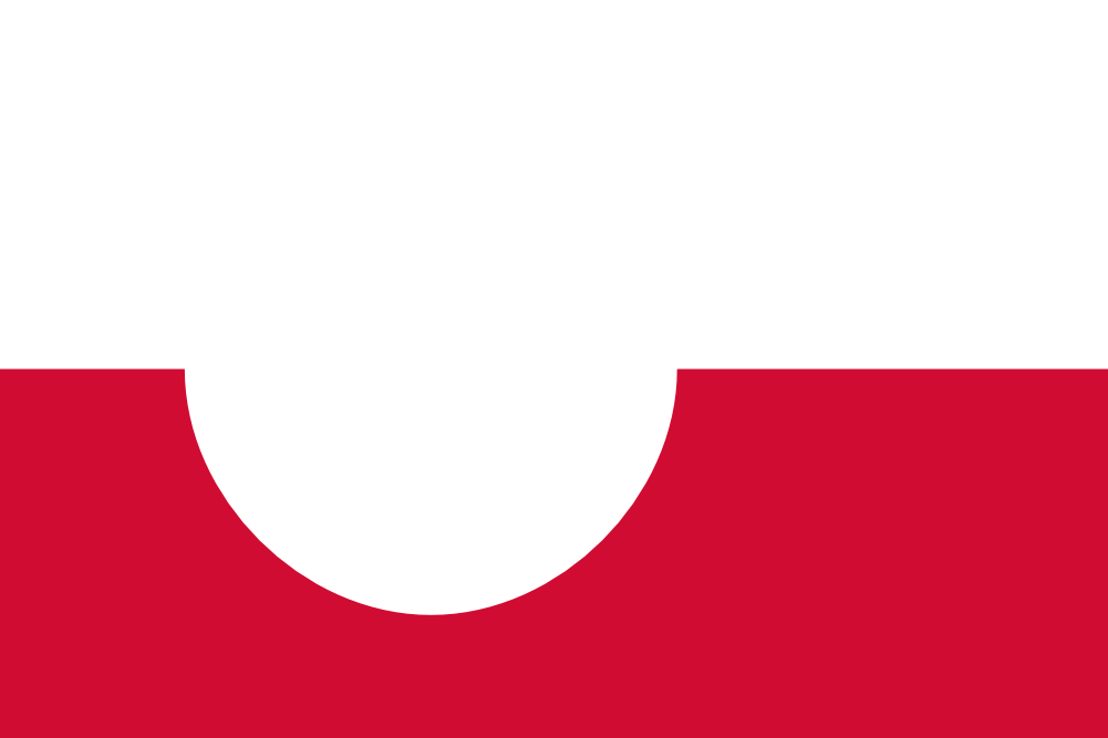 Bandera del país Groenlandia en resolución 1001x667, Estados del mundo, los símbolos del estado