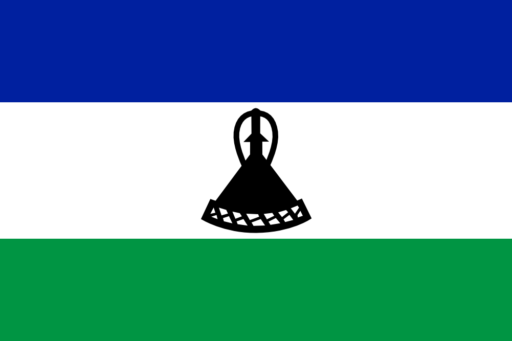 Bandera del país Lesoto en resolución 1001x667, Estados del mundo, los símbolos del estado