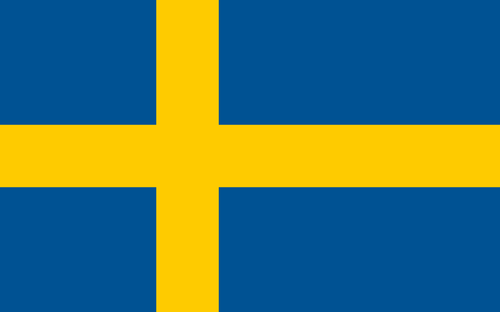 Bandera del país Suecia en resolución 1001x626, Estados del mundo, los símbolos del estado