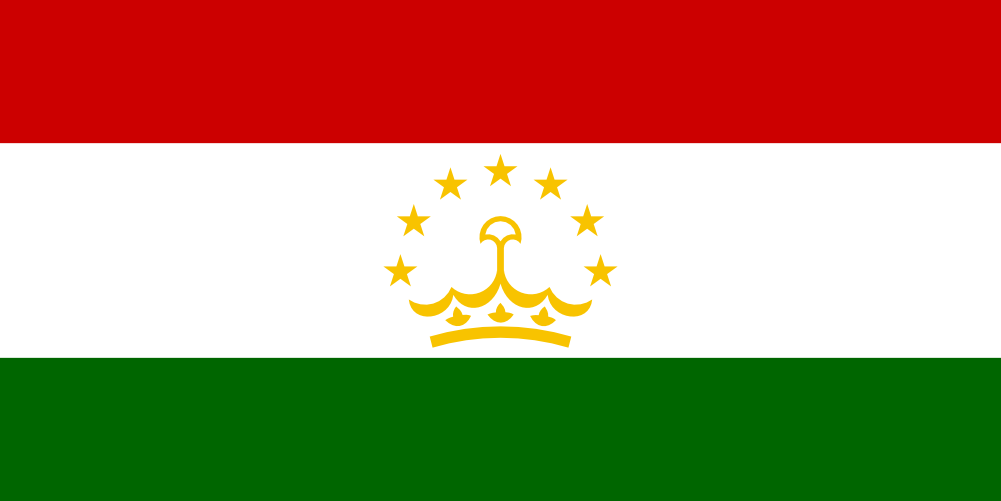Bandera del país Tayikistán en resolución 1001x501, Estados del mundo, los símbolos del estado