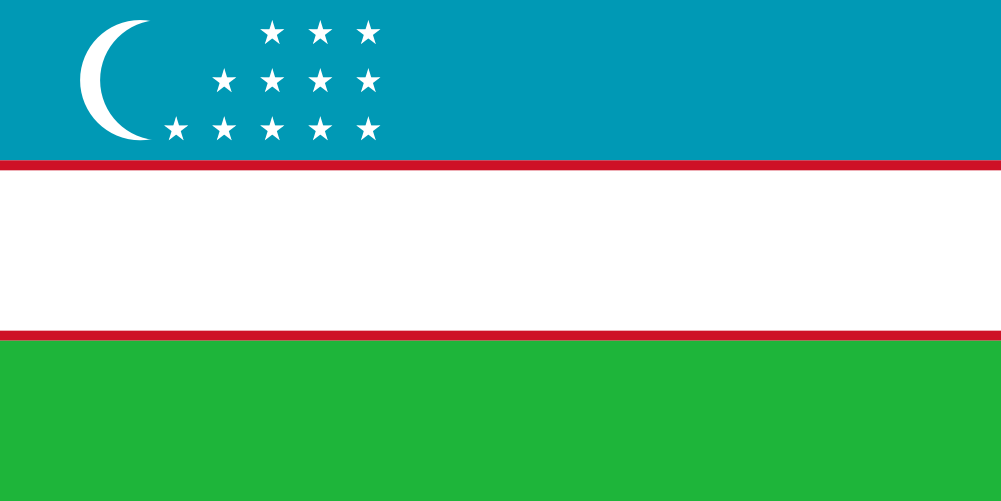 Bandera del país Uzbekistán en resolución 1001x501, Estados del mundo, los símbolos del estado