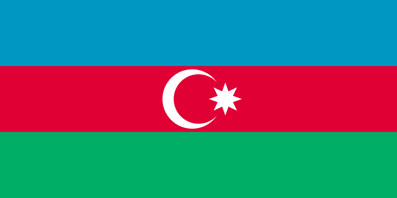 Bandera del país Azerbaiyán en resolución 1366x683, Estados del mundo, los símbolos del estado