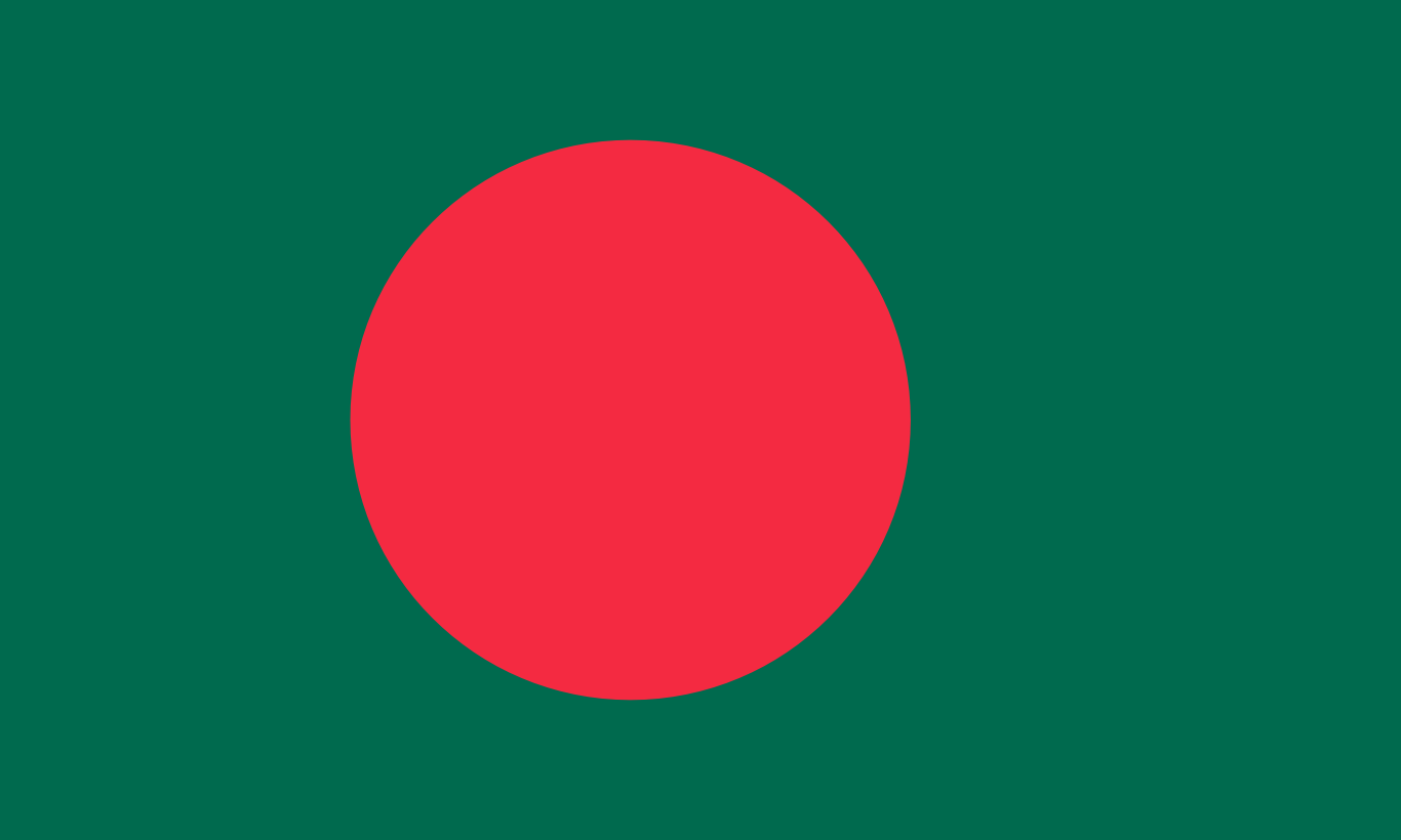 Bandera del país Bangladesh en resolución 1366x820, Estados del mundo, los símbolos del estado
