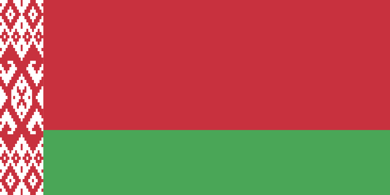 Bandera del país Bielorrusia en resolución 1366x683, Estados del mundo, los símbolos del estado