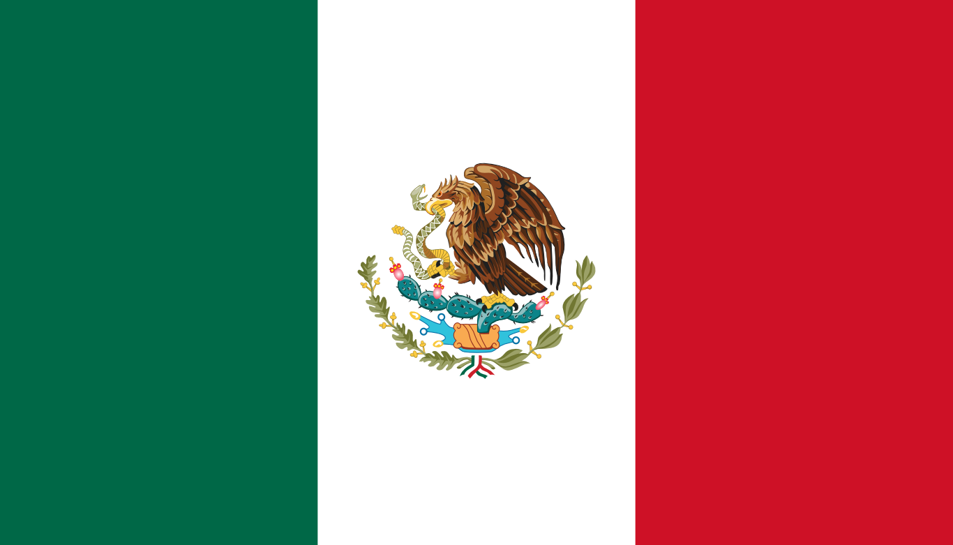 Bandera del país México en resolución 1366x781, Estados del mundo, los símbolos del estado