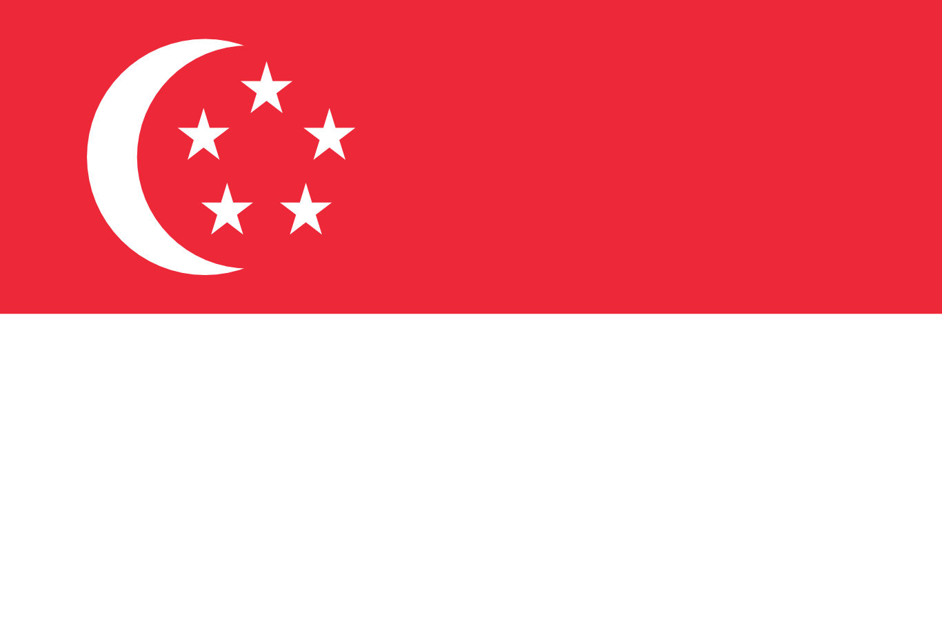 Bandera del país Singapur en resolución 1366x911, Estados del mundo, los símbolos del estado