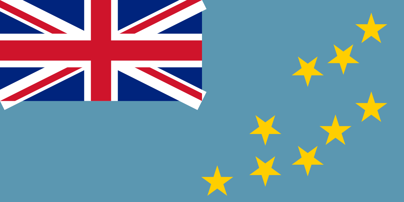 Bandera del país Tuvalu en resolución 1366x683, Estados del mundo, los símbolos del estado