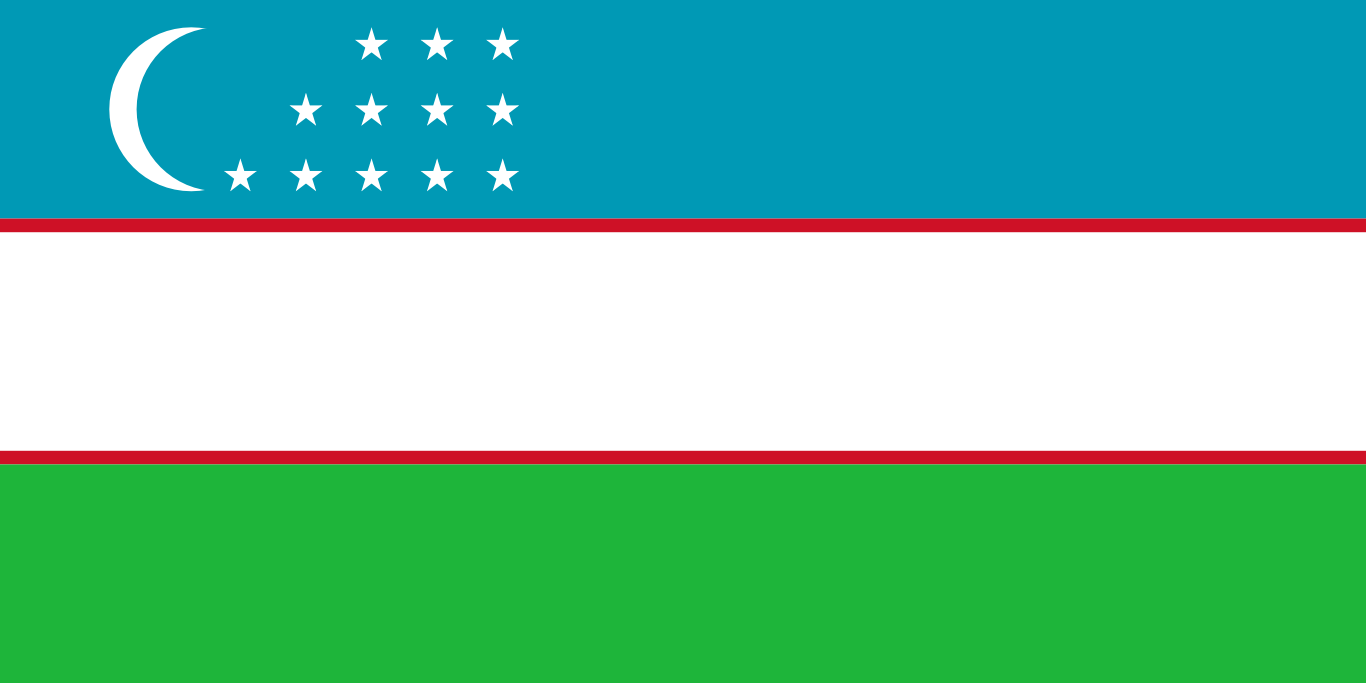 Bandera del país Uzbekistán en resolución 1366x683, Estados del mundo, los símbolos del estado