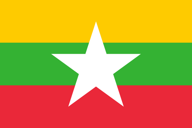 Bandera de Birmania | Bandera del mundo país | del estado | imágenes de las banderas | Vlajky.org