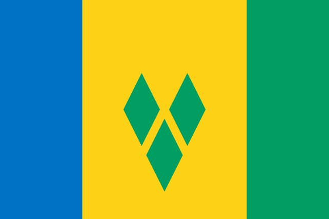 Bandera de San Vicente y las Granadinas | Bandera del mundo país | del estado | imágenes de las banderas | Vlajky.org